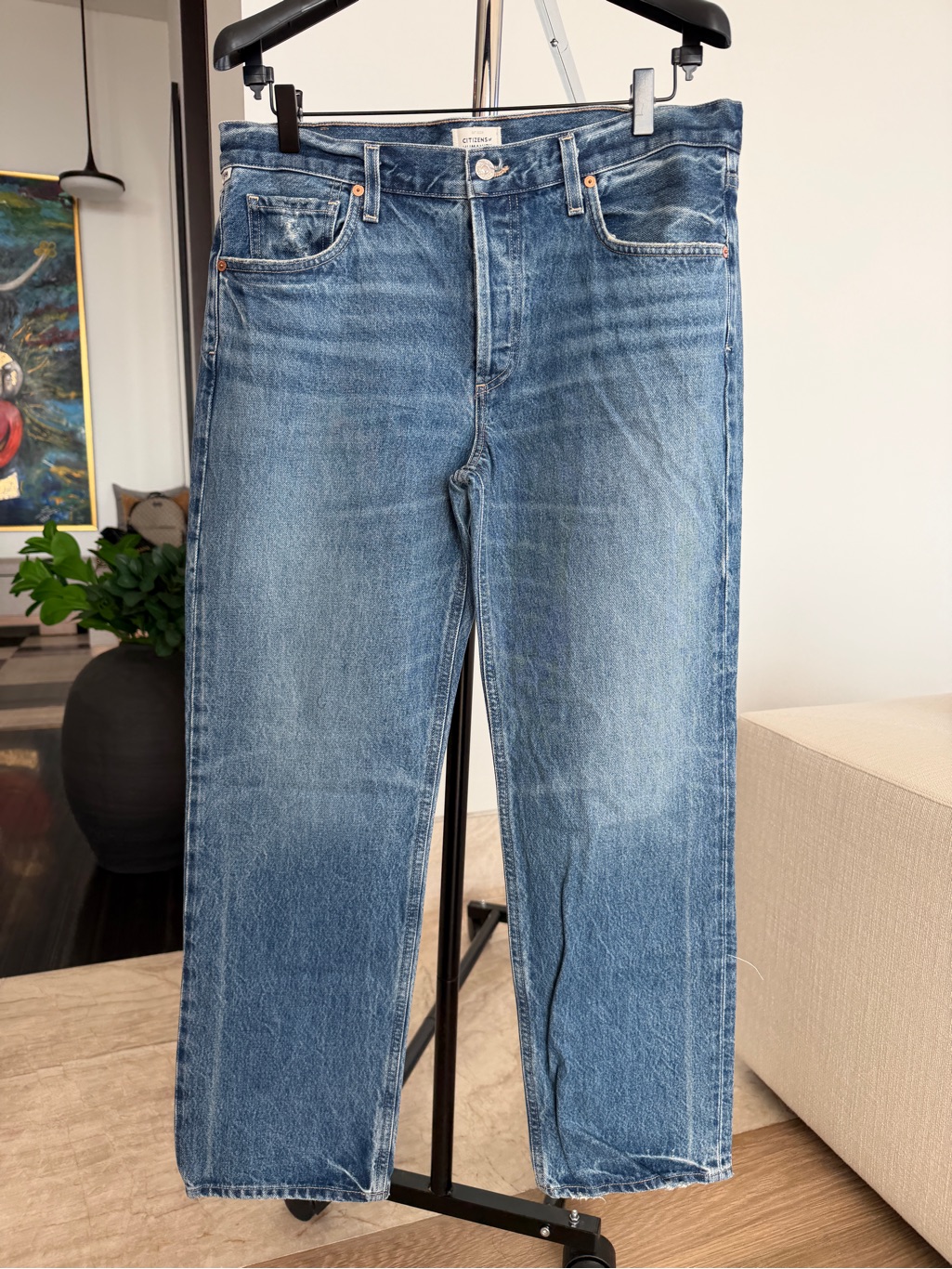 Citizens Of Humanity Classic Straight Fit Women’s Neve Jeans - Blue